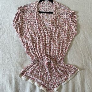 Poupette St. Barth romper size XS pink